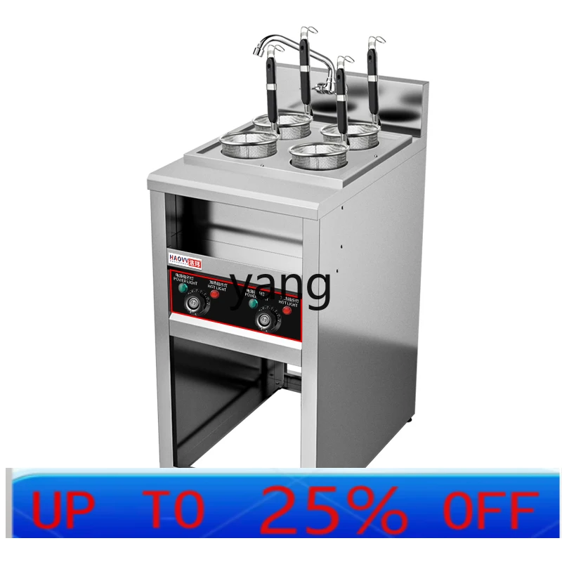 

LTT Commercial Electric Double Head Noodle Cooking Pot Vegetable Soup Noodle Stove