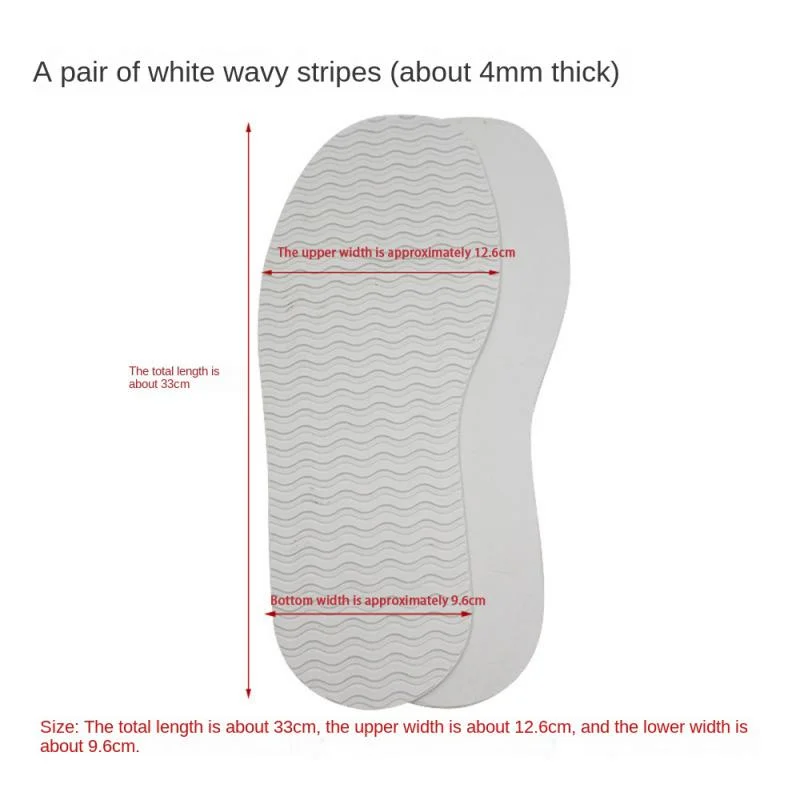 Rubber Soles for Shoes Repair Outsole Replacement Anti Slip Wear-resistant Sole Protector for Sneakers DIY Making Shoes Material