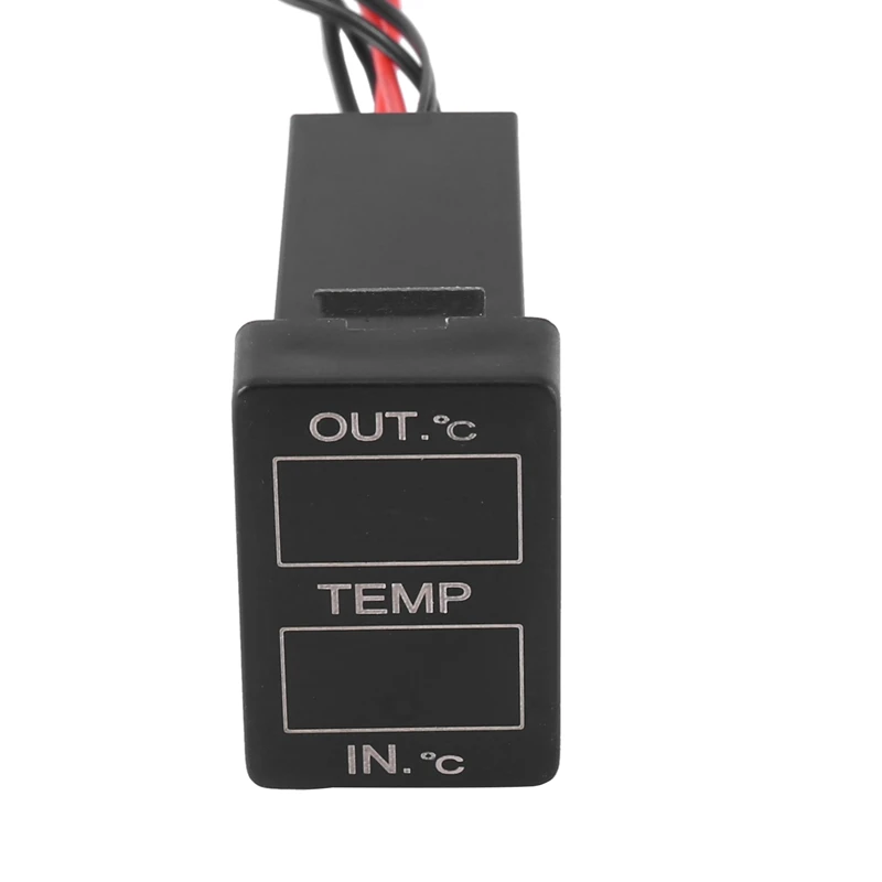 Sensor de pantalla de temperatura Interior y Exterior de coche ABS para Toyota Camry Corolla RAV4 Yaris, 33x22,5mm