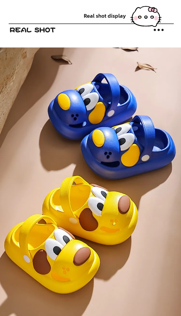 2026 Neue Sommer-Kindersandalen mit Löchern, weiche, rutschfeste Cartoon-Hausschuhe für Babys, Strand-Kinderschuhe für Jungen und Mädchen – Detail 11