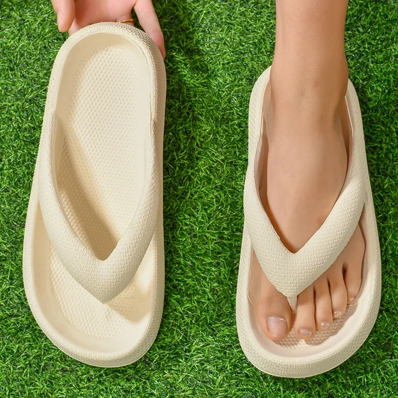 MAEDEF Summer Lovers Outdoor Beach Classic Fashions Casual Shoes High Quality Anti-slip Lightweight Comfort  Flat Bottom Slipper