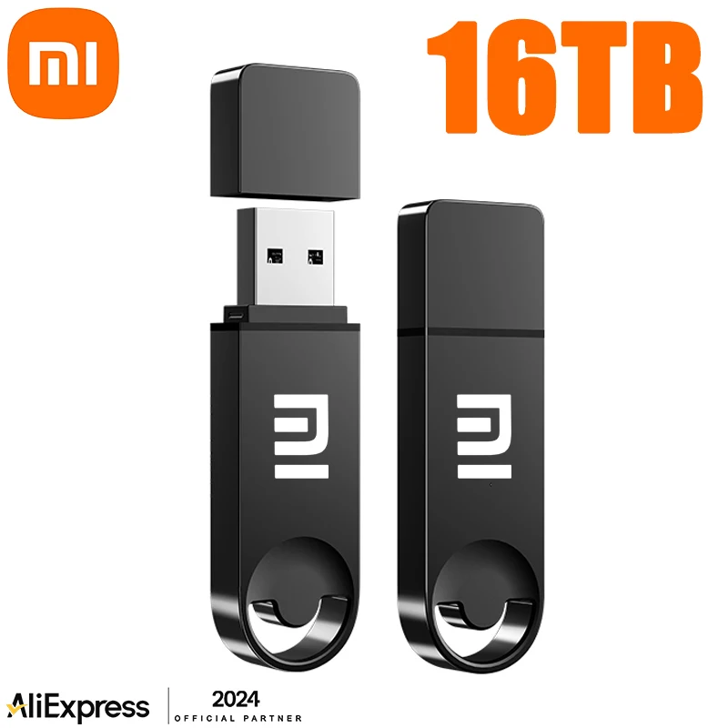 Xiaomi 16TB 3.0 USB Flash Drive Metal High-Speed Pen Drive 2TB 512GB Waterproof Type-C Usb PenDrive For Computer Storage Devices