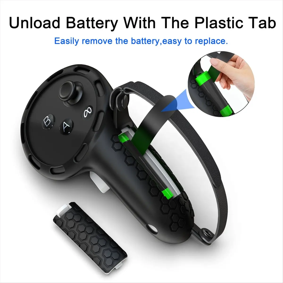 T1379C-VR Silicone Controller Protective Cover for 3 Accessories, with Battery Opening Protector HOT