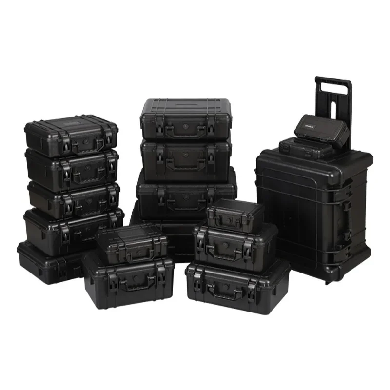 Thickened hardware, precision equipment, safety trolley storage box, household waterproof, and drop-resistant
