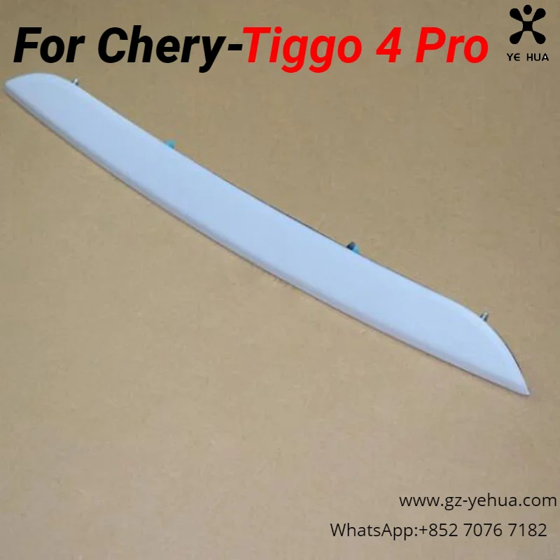 For Chery Tiggo 4 Pro 2020 2023 License Plate Lamp Guard Tailgate Decorative Panel Automobiles Parts Accesorios Para Auto Tools