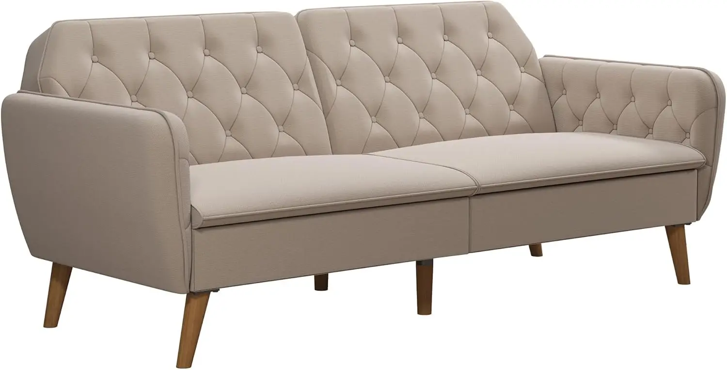 

Диван-кровать-футон Tallulah Memory Foam, диван-кровать-футон — коричневое плетение корзины