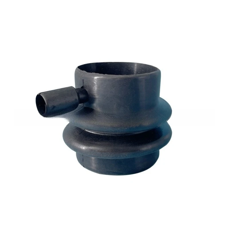 Large washing plant equipment drainage soft joint black rubber material corrosion resistance aging resistance material soft