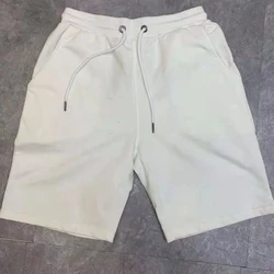 Summer Fashion Brand Cotton Men Casual Shorts Drawstring Waist Comfortable Black Yellow Gray USA Size S-4XL