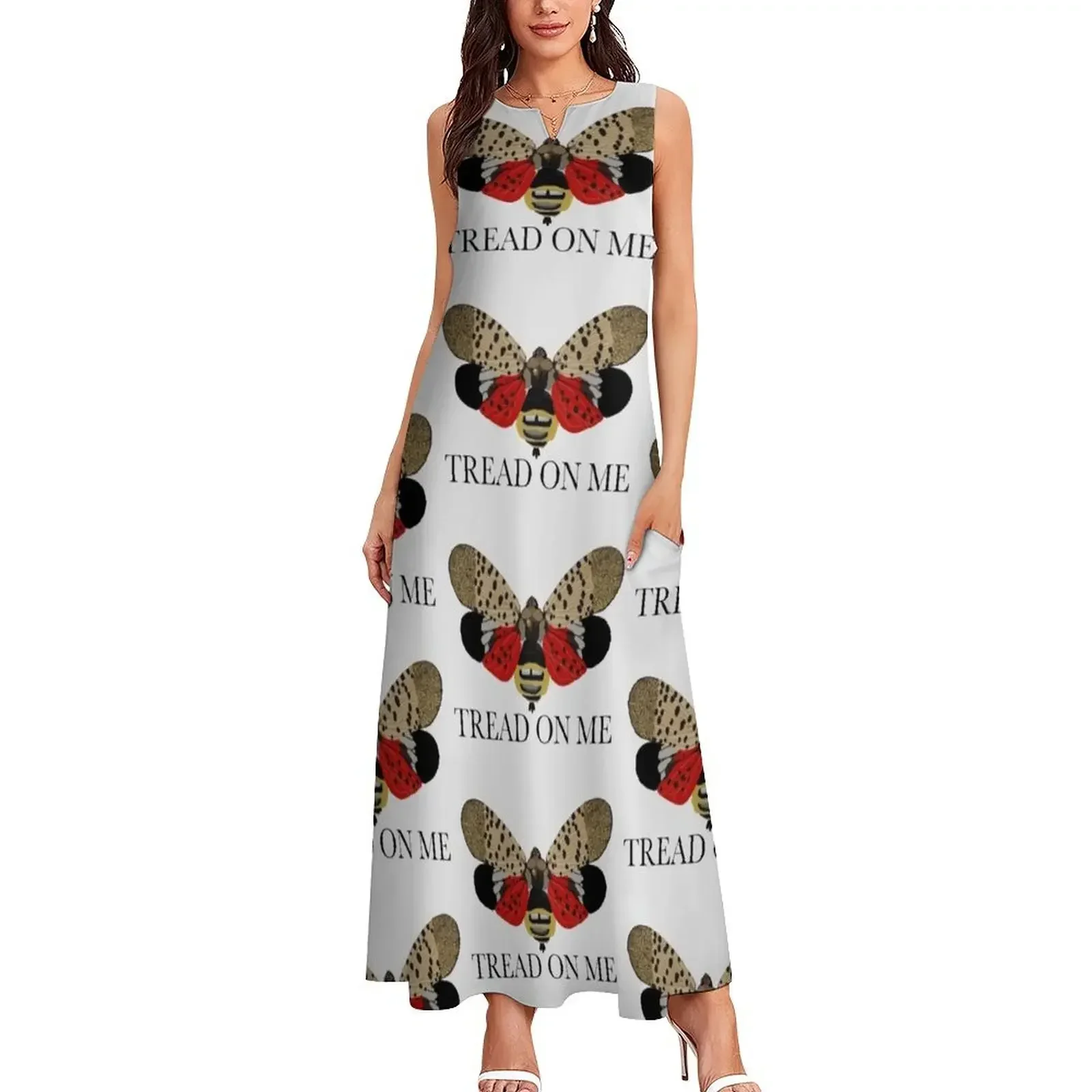 Abito lungo Lanternfly maculato abito da ballo abito da festa donna eleganti abiti di lusso per la festa di nozze