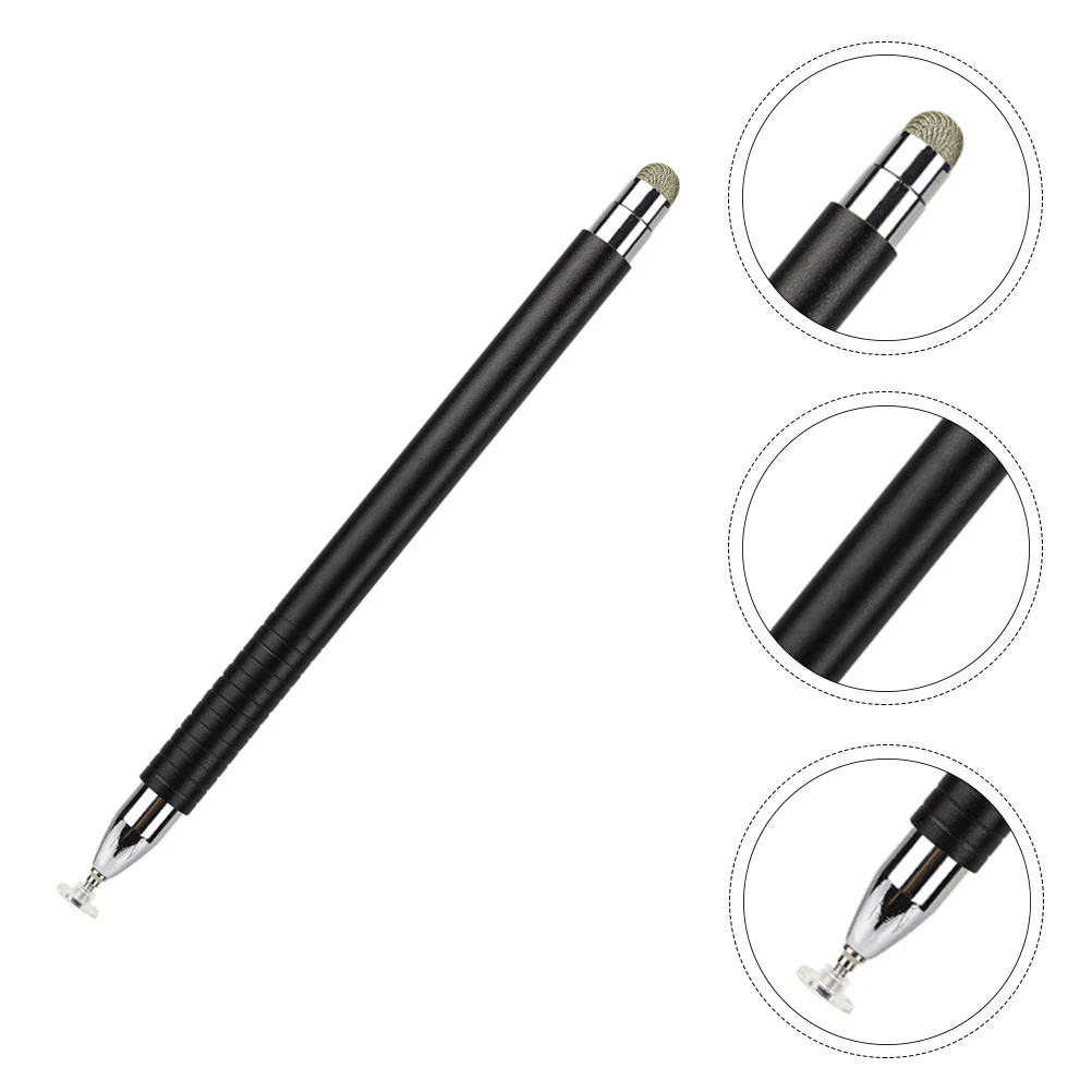 

Magnetic Capacitive 2-In-1 Universal Touch Pen For Screen Work Paint 180°Rotatable Disc Tip Replaceable Precise Positioning Easy