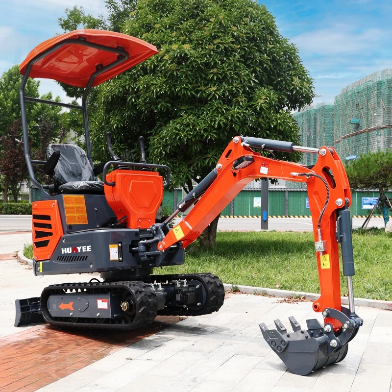 Customize Machinery Mini Excavator 1.2 Ton Multifunctional Mini Excavator High Efficiency Mini Small Excavator For Garden