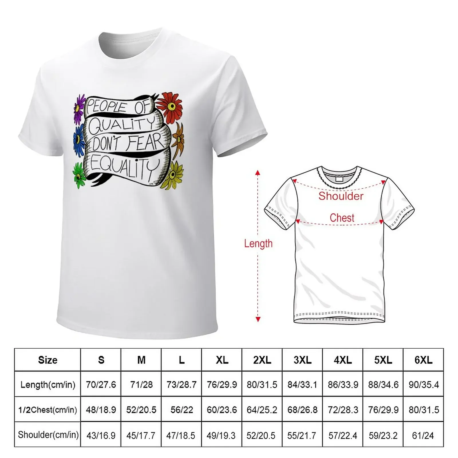 People of Quality Don’t Fear Equality T-Shirt cute clothes animal prinfor boys men clothing