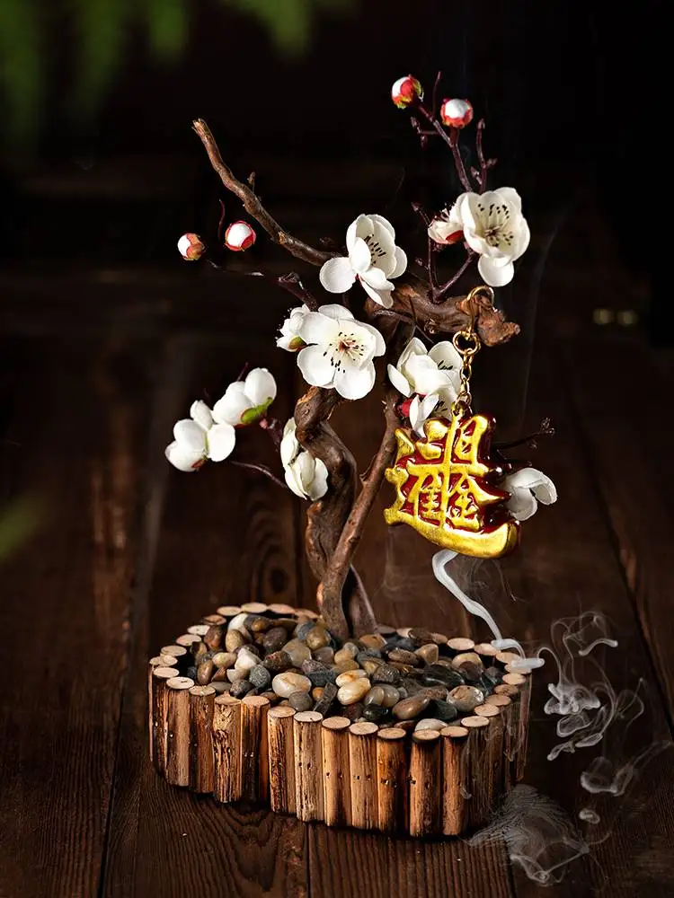 

Благовония с обратным потоком для дома, креативные Благовония из дзен сандалового дерева, алоэ, чайная церемония, крыльцо, деревянное украшение