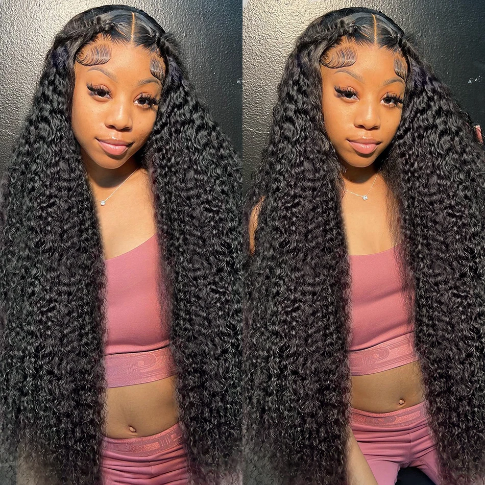 Water Wave Lace Front Wig 13x6 Curly Human Hair Wig 13x4 360 Hd Deep Wave Lace Frontal For Black Women Brazilian Human Hair Wigs