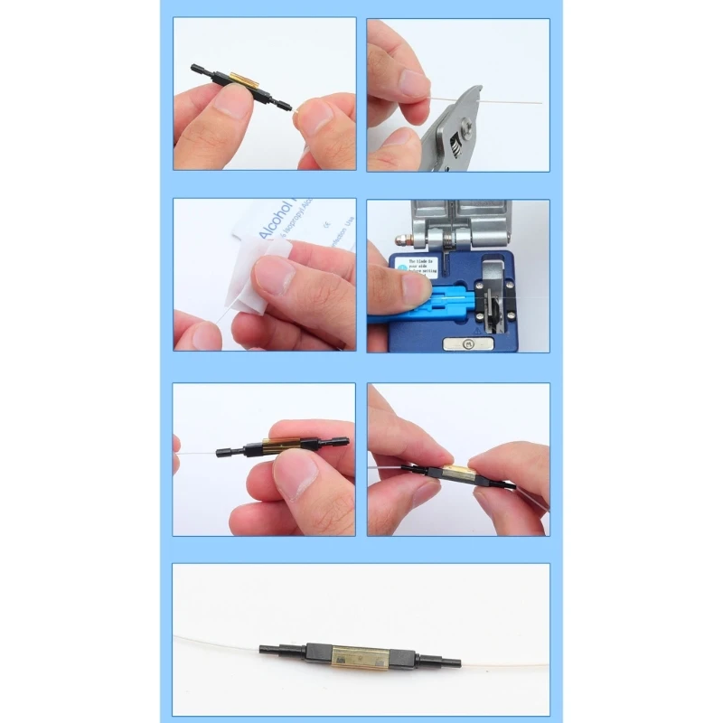 Portable Optical Fiber Mechanical Splices L925B Fiber Quick Connector ABS Dropship