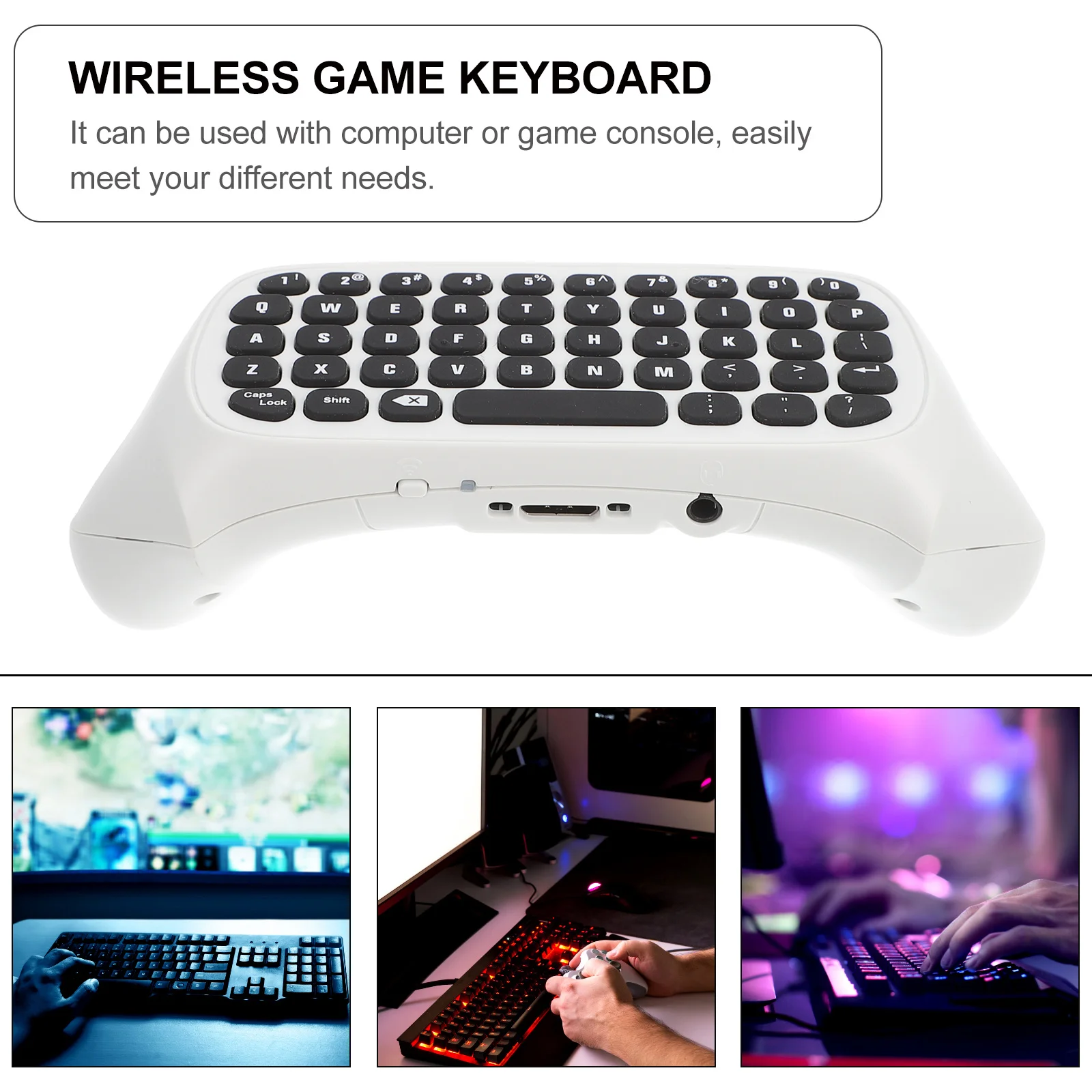 

Wireless Gaming Keyboard Controller Keypad 2.4G For Portable Game Console Compatible Handheld Gamepad Gift