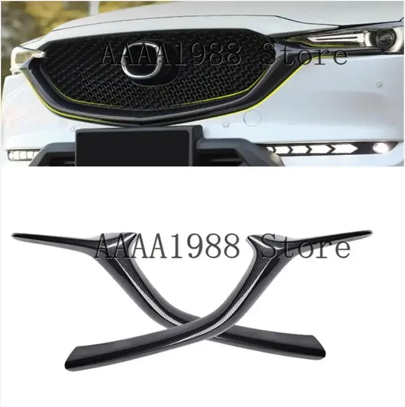 

2017-2020 Car Grille Trim Strip Mazda CX-5 CX5 FRONT Bumper Full Star RACING Grills Cover Trim ACCESSORIES GRILL CX8