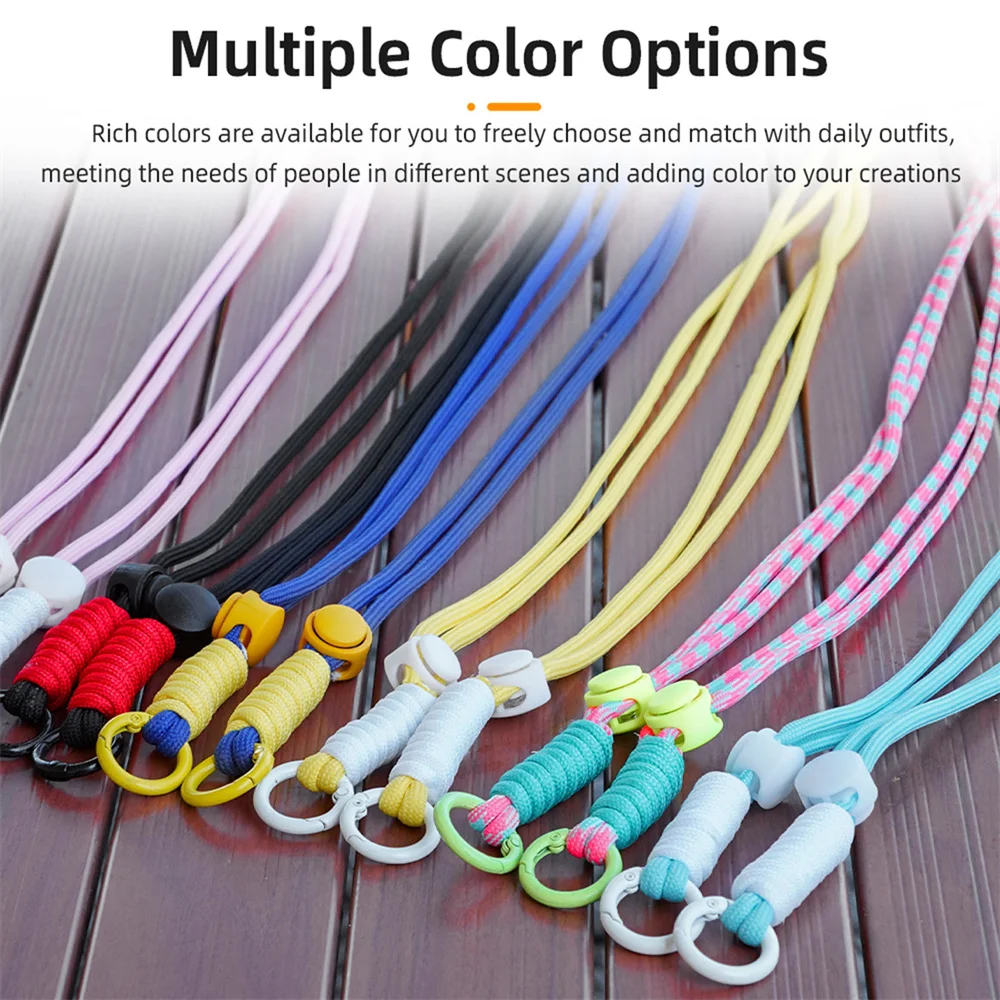 Multi Color Nylon Neck Strap for DJI OSMO POCKET 3 Crossbody Lanyard with 1/4 Inch Screw Anti-lost Crossbody Rope Accessories