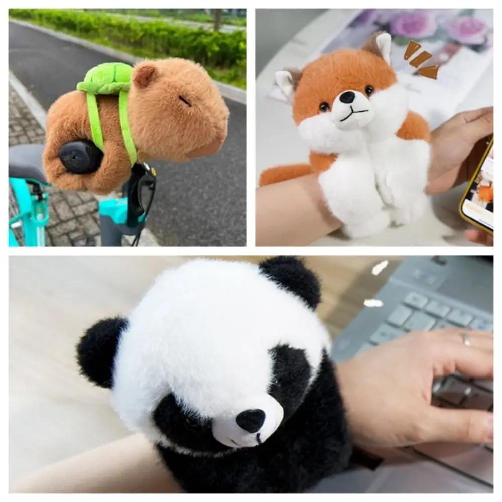 

Cute Capybara Clap Circle New Animal Wristband PP Cotton Capybara Plush Toy Cartoon Clap Ring Stuffed Animals Toy Birthday