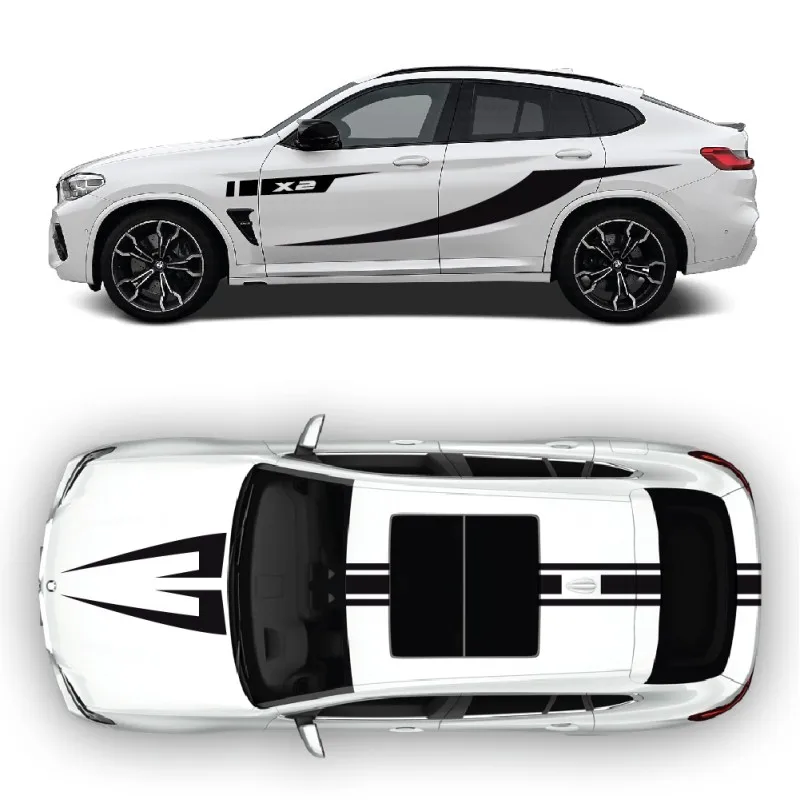 

Car Vinyl sticker FOR BMW X2 body exterior decoration customized fashion sports Decal