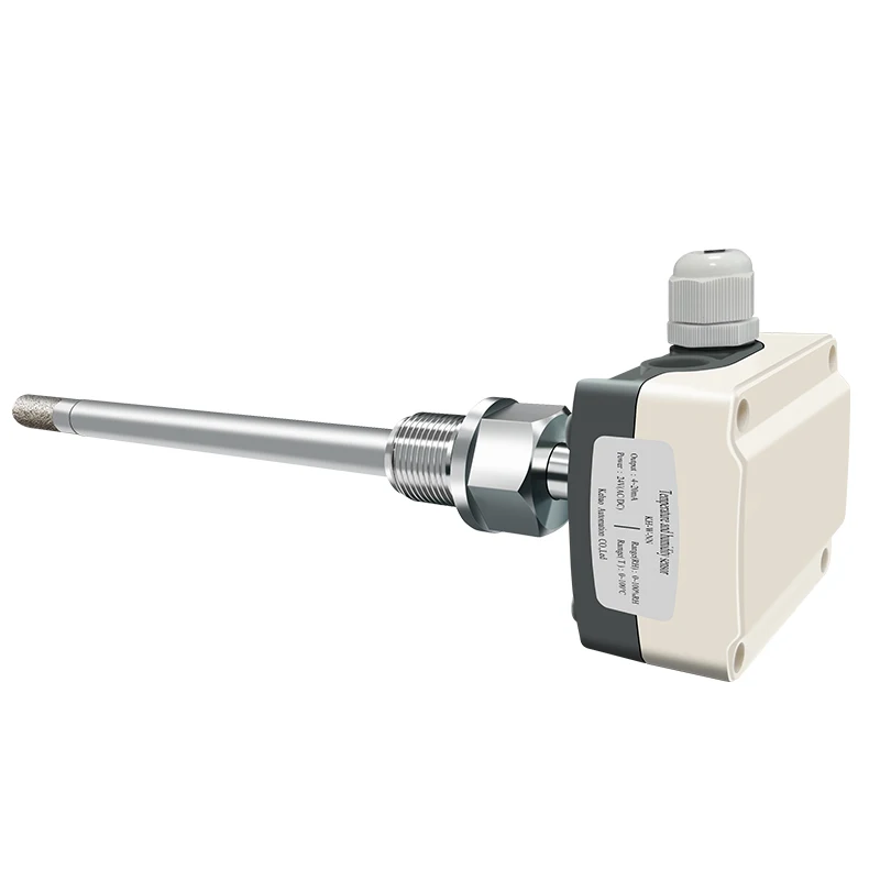 High quality 0.3% industrial RS485 4-20ma 0-10V/0-5V intelligent air duct type temperature and humidity sensor transmitter