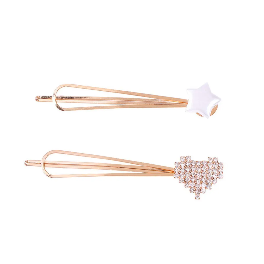 

Pearl Edge Hair Clip Simple Pins Clips Barrettes Women Pearl Hairpin Elegant Non slip Girls Hair Pins Accessories