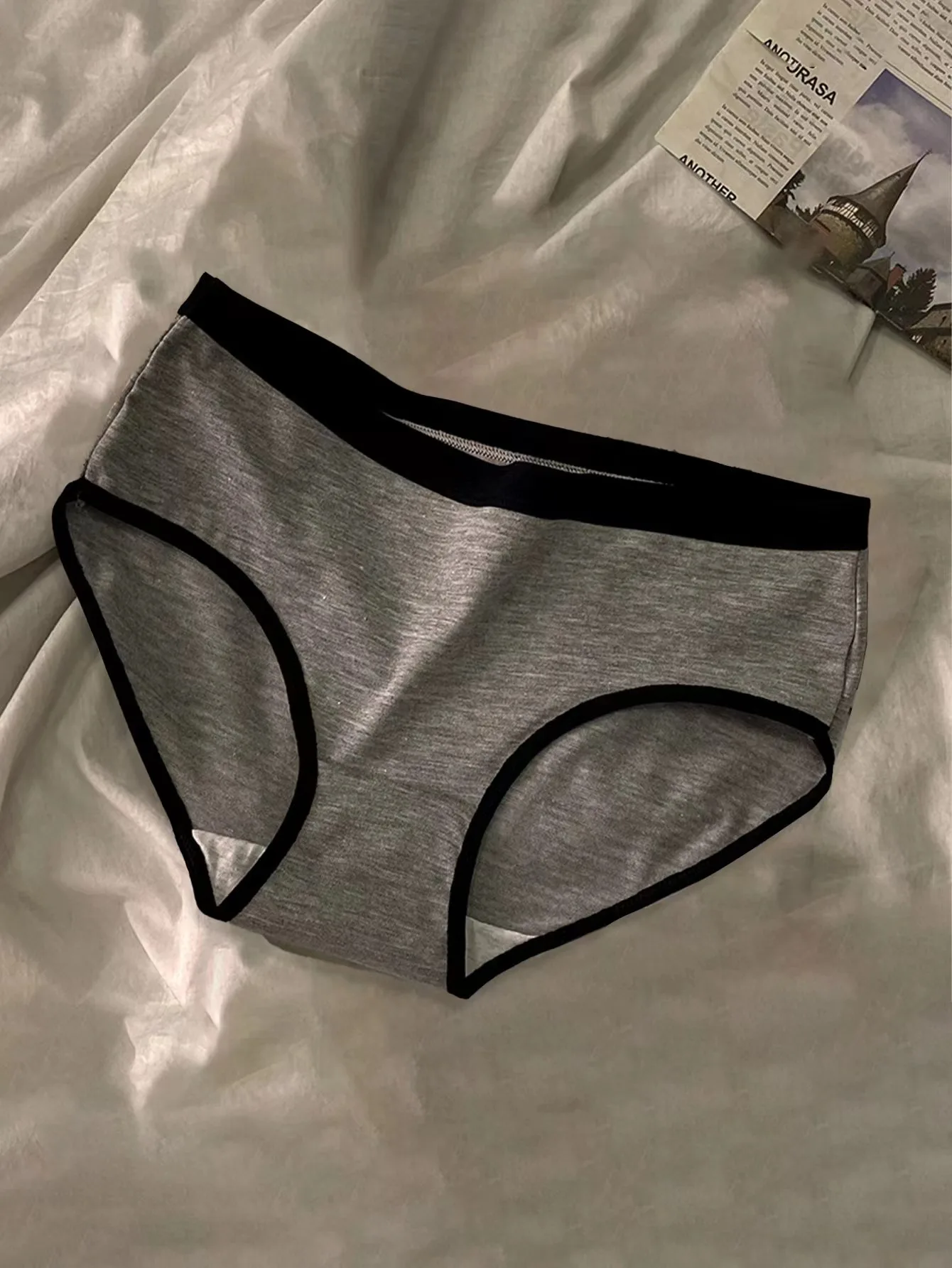 5-piece Set Women Underwear Sexy Solid Color Panties Mid Waist Seamless Underpants Girls' Breathable Briefs Female Lingerie