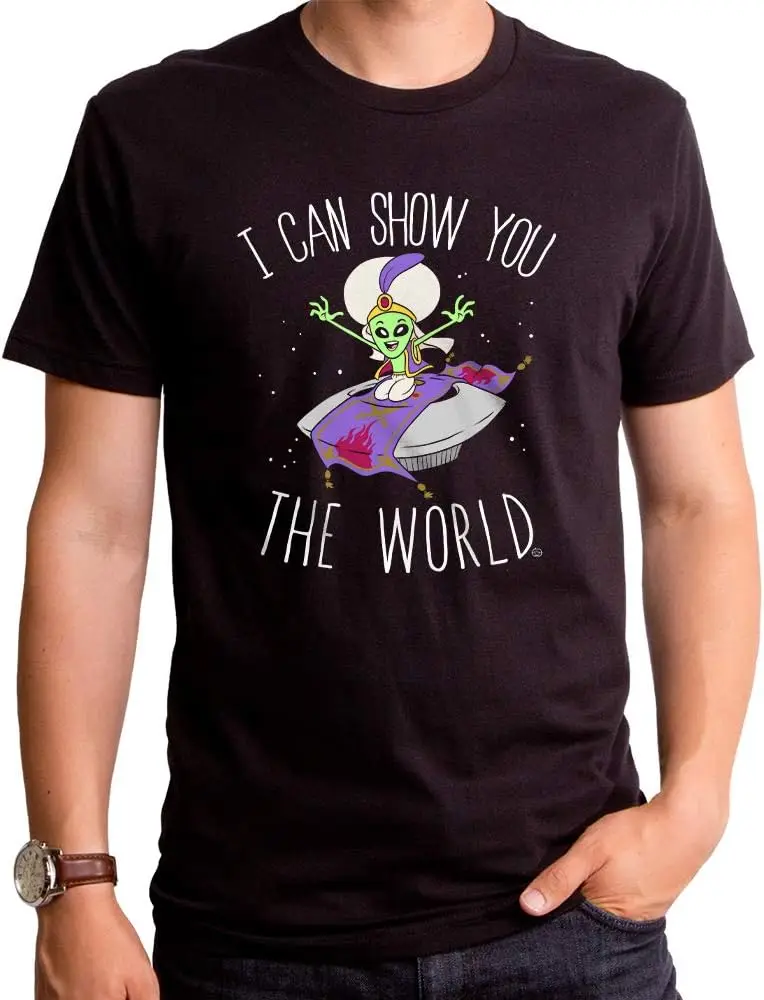 

Goodie Two Sleeves I Can Show You The World Men's T-Shirt