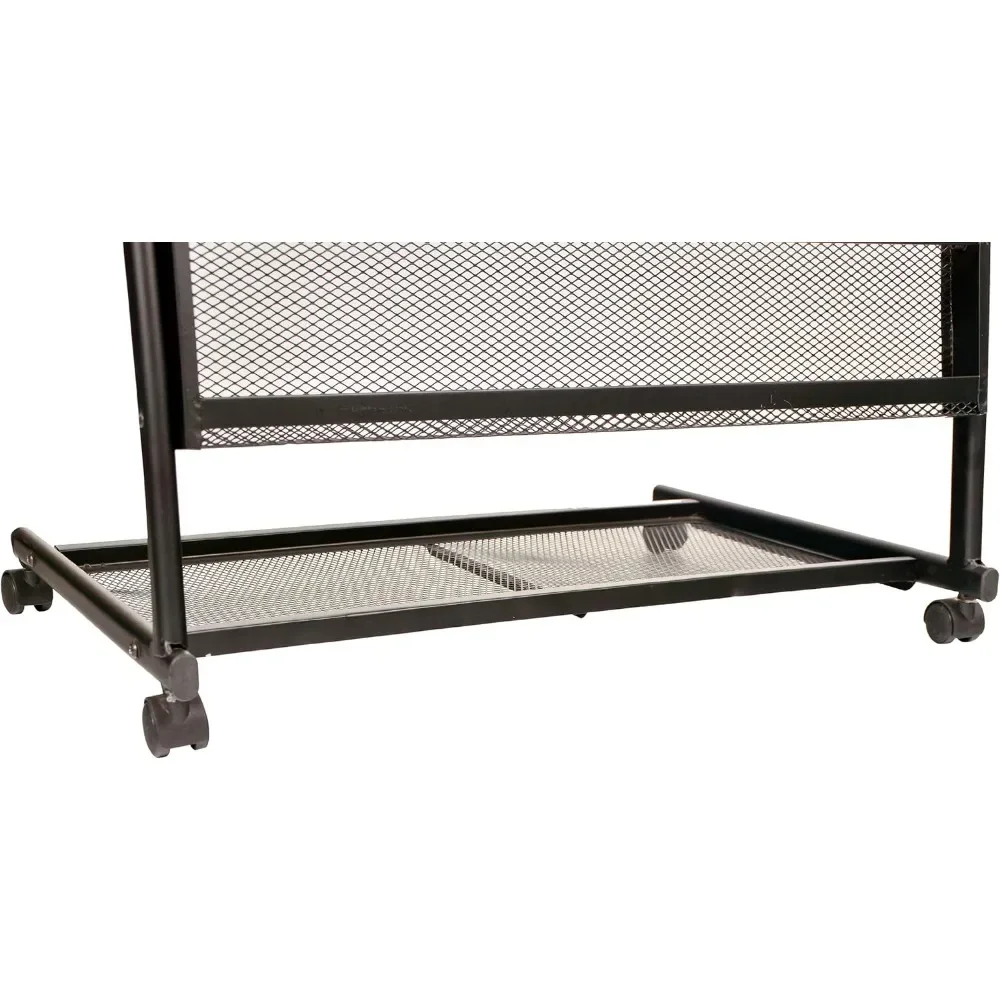 Mobile Literature Magazine Rack Brochure Holder 4 shelf