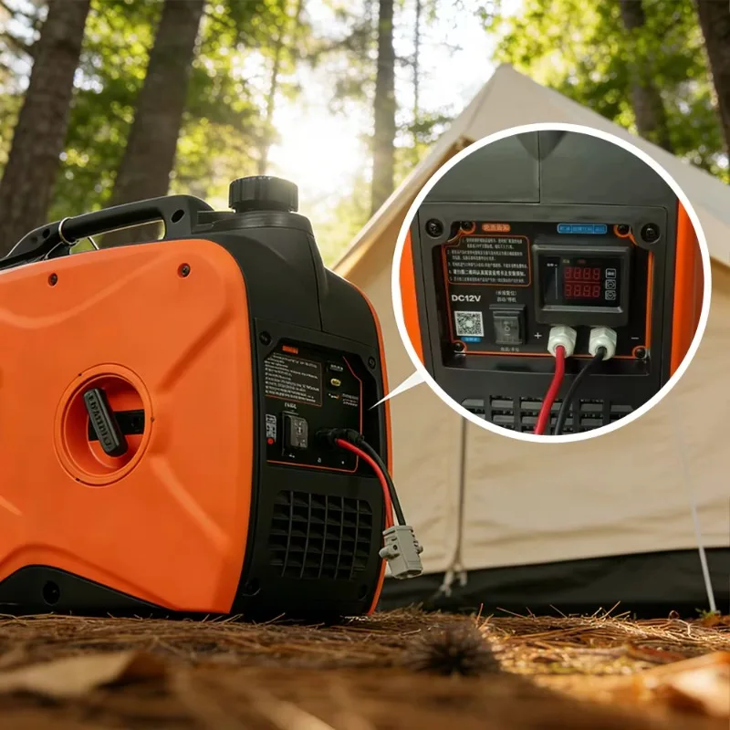 Portable Outdoor Micro GasGenerator Sets For Home Use Small Silent Generator 2 KW Inverter Car For Generator