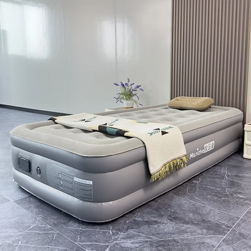 Camping Air Mattress with Built-in Pump Inflatable Mattress for Home & Guests Folding PVC Inflables Air Bed Travel Outdoor