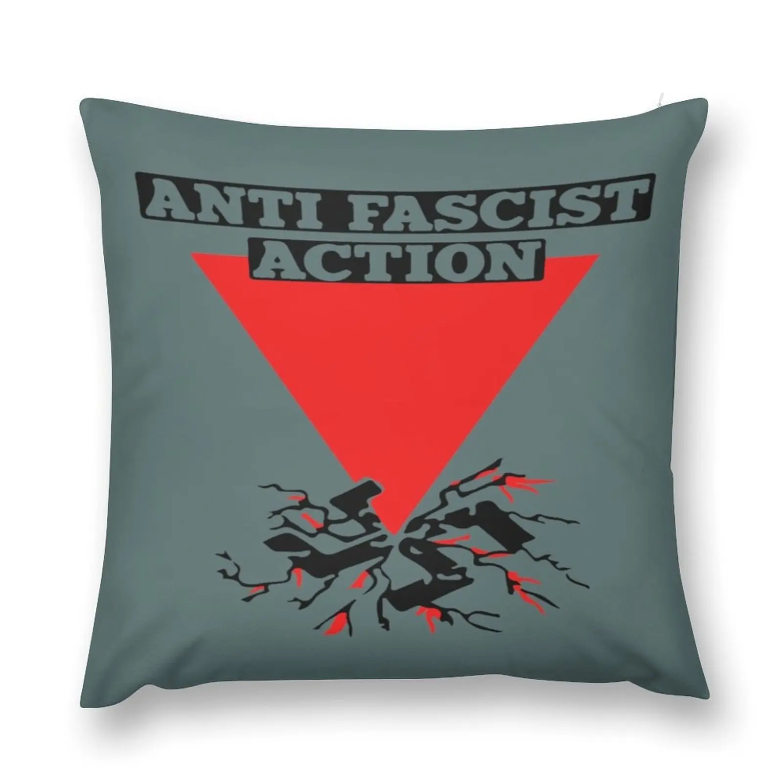 

Antifaschistische Aktion Throw Pillow Luxury Pillow Case Luxury Sofa Cushions Custom Cushion Photo pillow