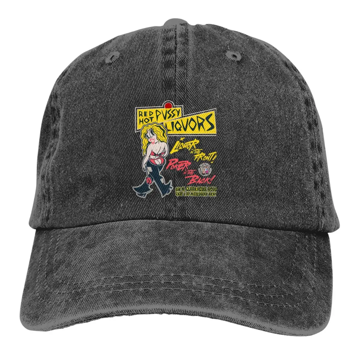 Summer Cap Sun Visor Red Hot Pussy Liquors Hip Hop Caps Cowboy Hat Peaked Trucker Dad Hats