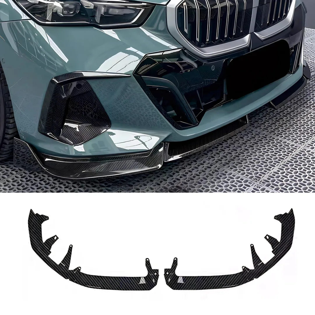 Front Bumper Lip Chin Diffuser For BMW 5 Serise G60 G68 M Sport 2024 2025 2026 Tuning Car Styling Accessories Splitter MP Style