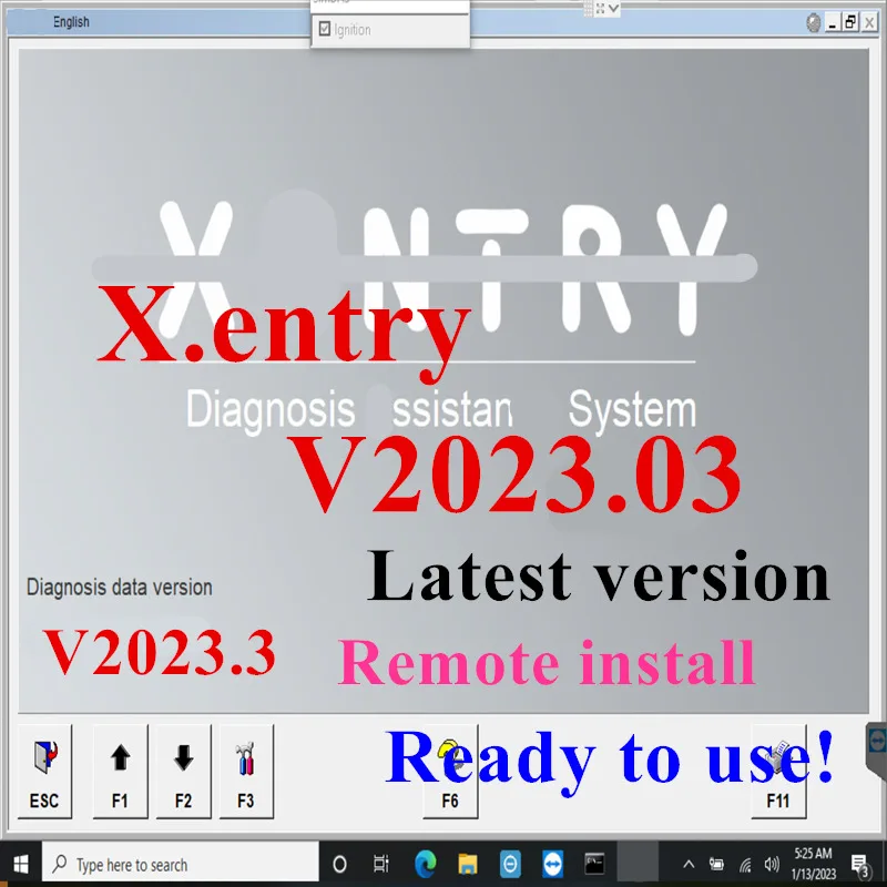 Latest version Xentry v2023.03 remote install vediamo wis/epc for MB Star C4 C5 C6 tool For mb car and truck diagnostic software