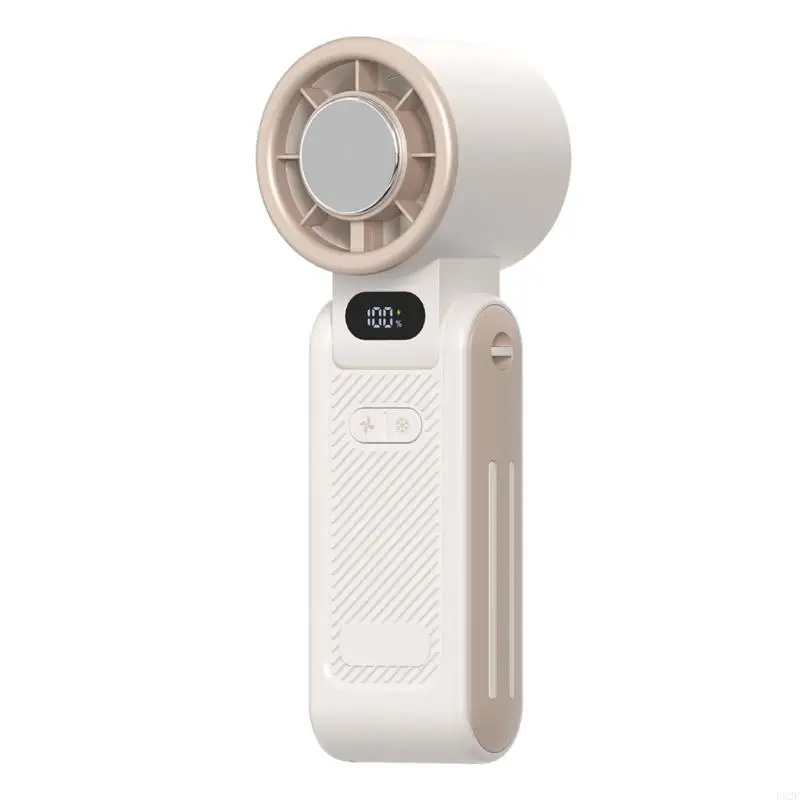 F92F Ice Compress High Speed Cooling Fan Folding Refrigeration Small Fan for Home