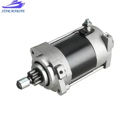 6N7-81800 Start Motor For YAMAHA Outboard Motor 115-250HP 9T STARTER 6K7-81800-00 61H-81800-00 69W-81800 Boat Engine Replaces