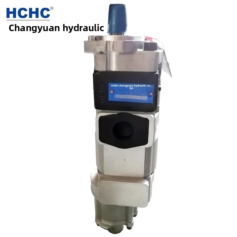 HCHC Changyuan Hydraulic Gear Oil Pump Triple Pump CBHZLNA-G32/F08/A08 Sticker Logo Hefei