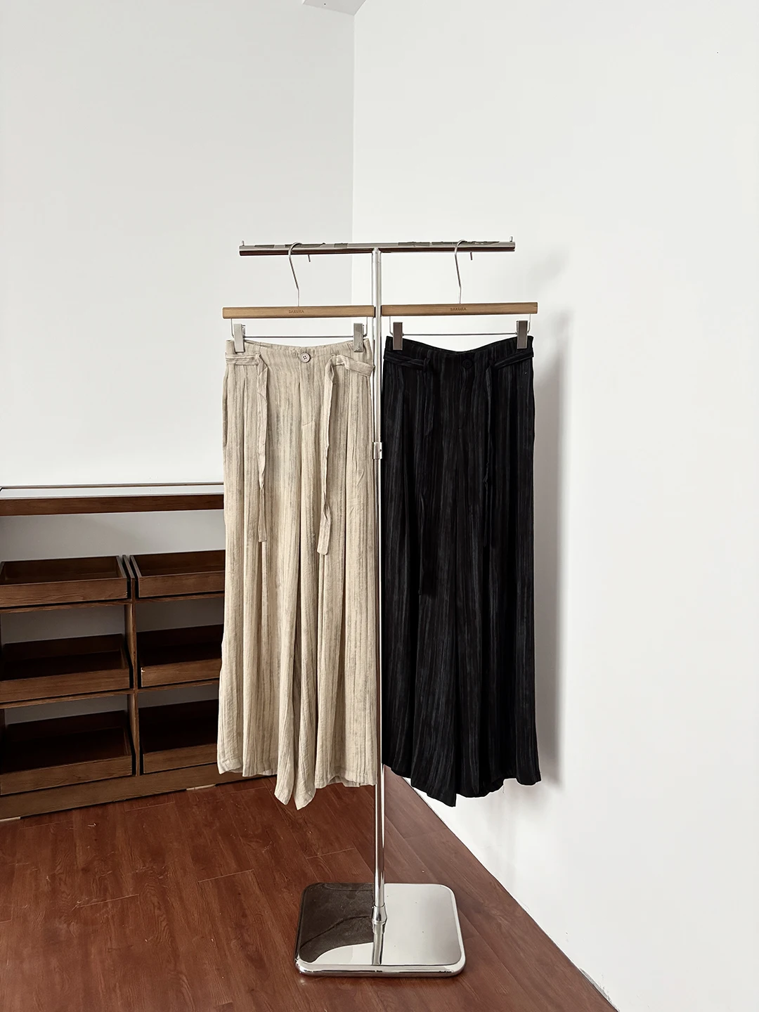 Elegant High Waist Loose Casual Pants Women's Fashionable Retro Style Summer New Slimming Wide Leg Pants Commute Friendly