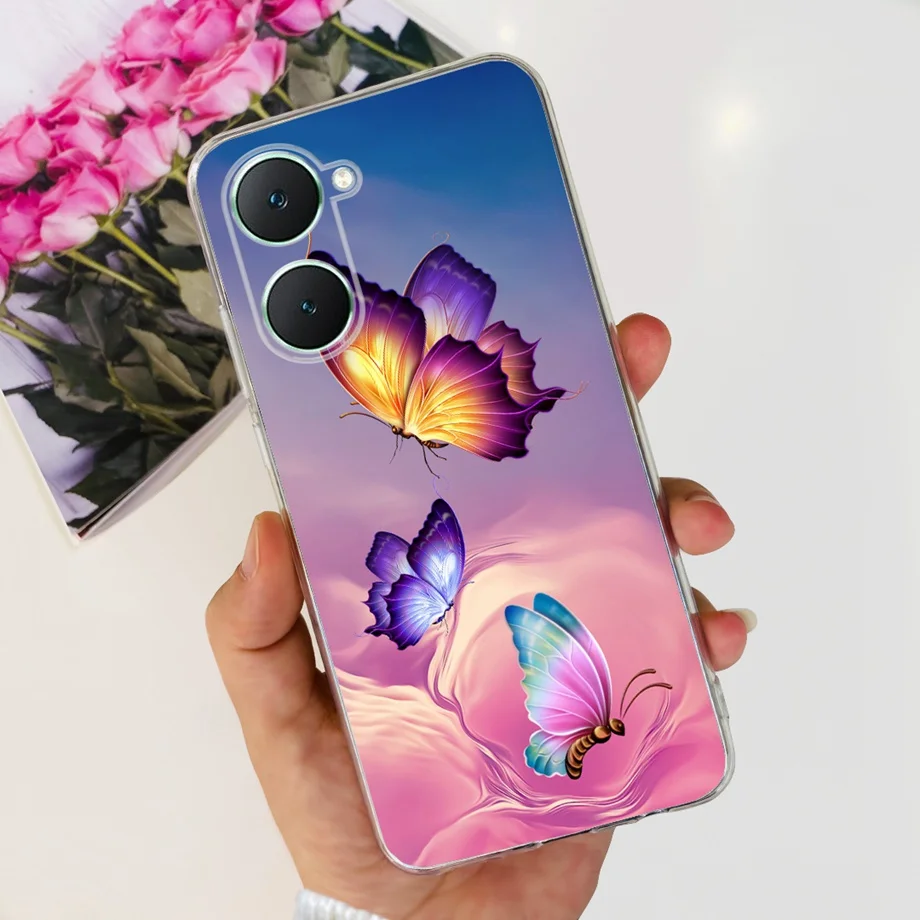 For Realme 10 4G 10 Pro+ Clear Soft TPU Silicone Phone Back Cover For Realme 10 Pro Plus 10Pro Funda Cool Dragon Cat Capa Bumper