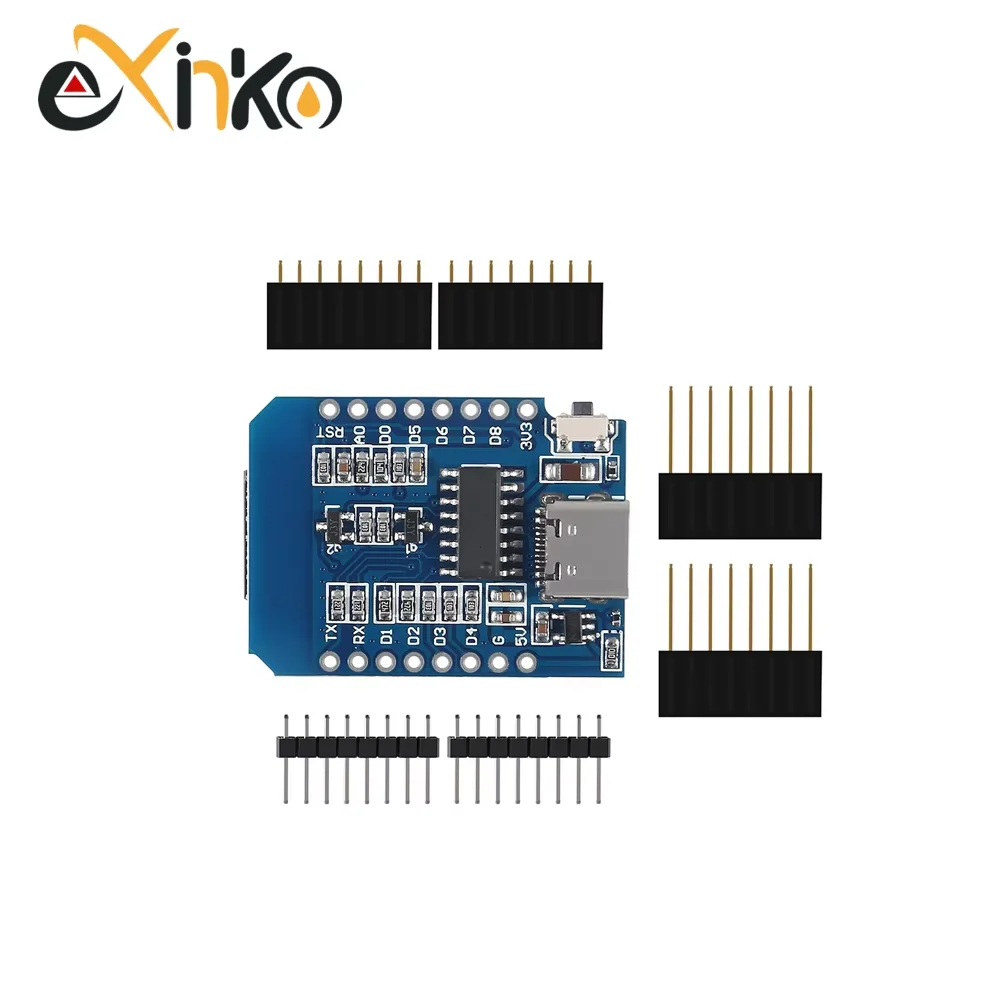 10 Stück/ Typ-C Micro USB D1 Mini NodeMcu ESP8266 ESP-12F Mini NodeMCU Lua 4M Bytes WLAN-Modul Drahtloses WLAN-Modul für Arduino – Detail 5