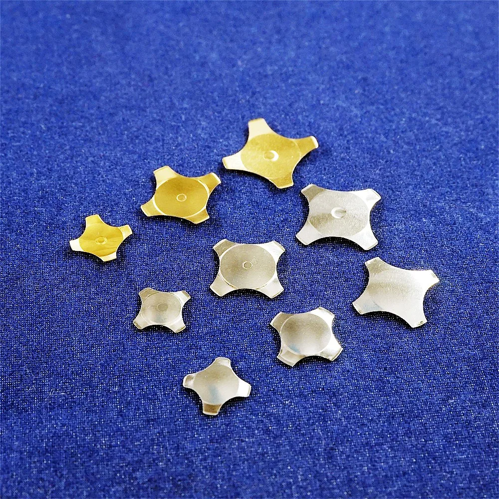 1000pcs 5.0 6.0 7.0 8.4 10.0 12.0 14.0 16.0 20.0mm Diameter Cross Type  Metal Dome Switch No Dimple 4 Legs  250 gf Snap  RoHS
