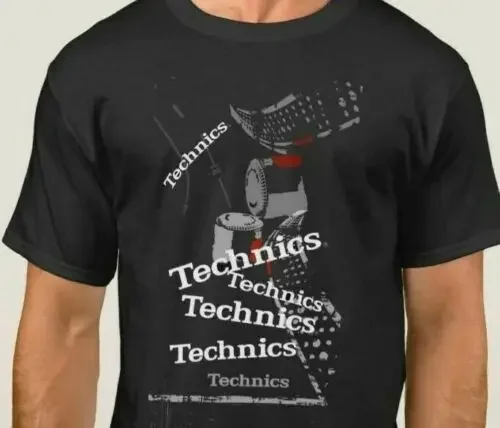 100% Cotton O-Neck Short Sleeve Casual Mens T-shirt DJ TECHNICS SL-1200 DJ T Shirt ASOT GR GAE TRANCE MK5 TURNTABLE MK2 T-Shirt