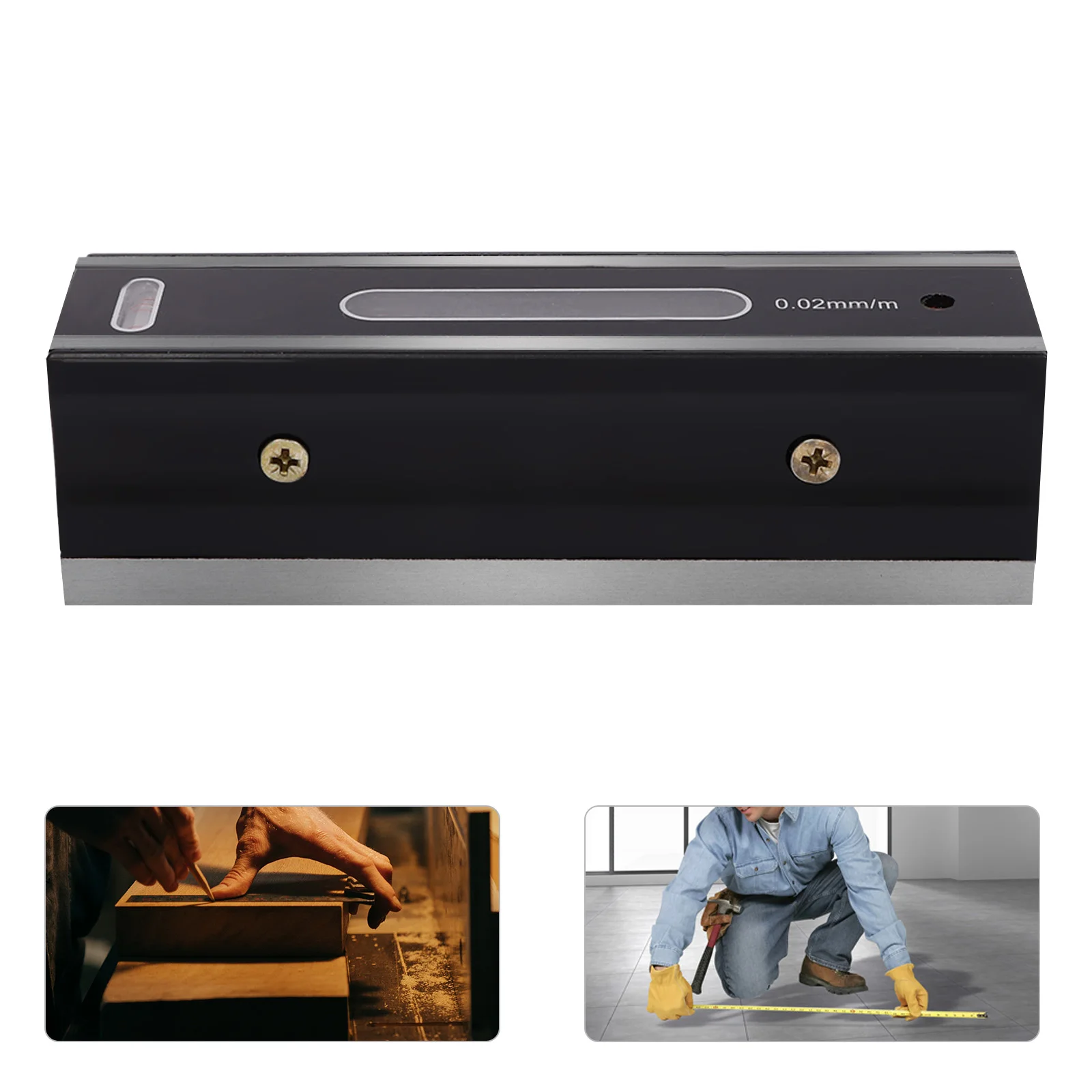 Imagem -03 - Precise Precise Machine Bar Nível Master e Caixa de Madeira 0.02 mm Precisão Pol 12 Pol
