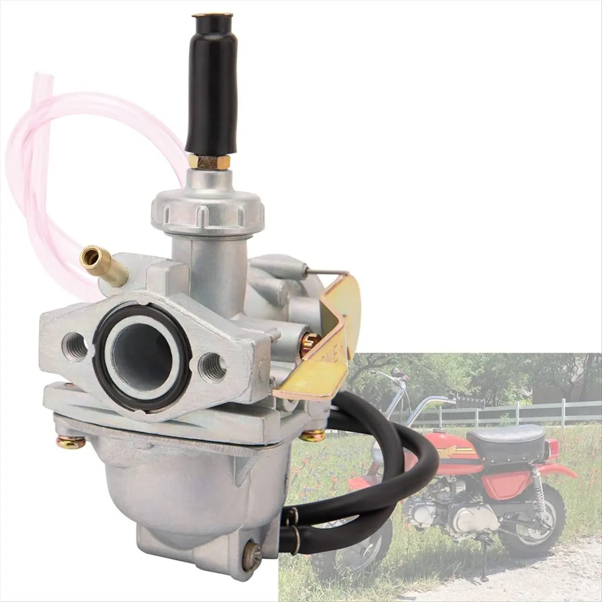 

Комплект карбюратора (ABAB) для Honda CRF50 CRF50F XR50 Z50 CRF 50 XR 50R Z50R, с топливным краном 16950-GCF-671