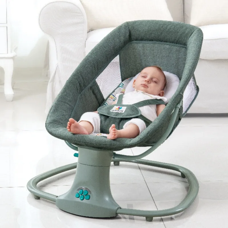 0-3 Years Old Baby Electric Rocking Chair Baby Coaxing Chair Remote Intelligent Control Newborn Cradle Bed Children's Baby Chair