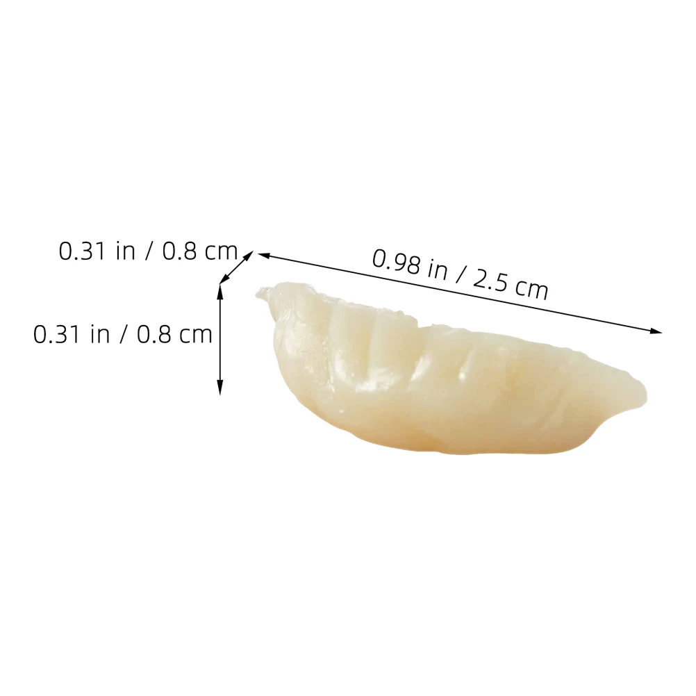 

15pcs Simulation Dumplings Realistic Mini Food Props Decorative Models for Home Preschool Toys Photography Kitchen Display