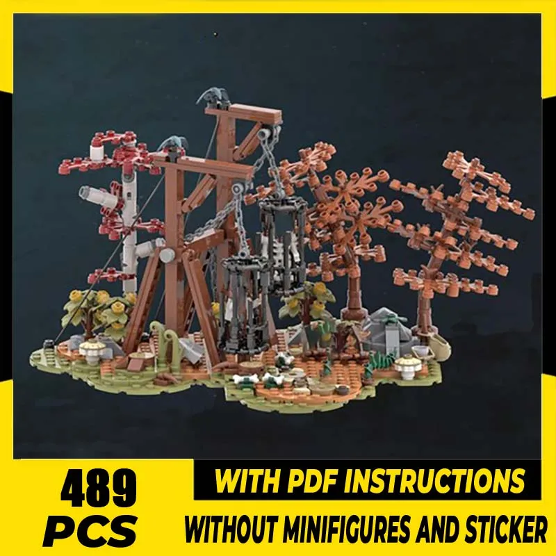 

Medieval Castle Model Moc Building Blocks WILLOW Crossroads Model Technology Bricks DIY Assembly Holiday Construstion Toy Gifts