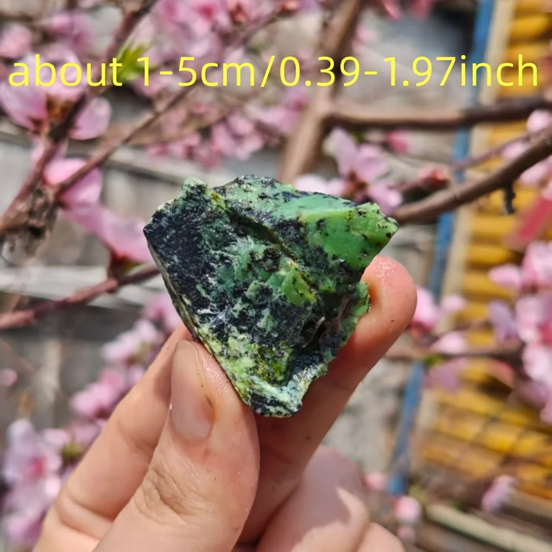1pc/100g Natural Green Opal Raw Stones Suitable for Garden Stones Small Rough Decorate Birthdays Day