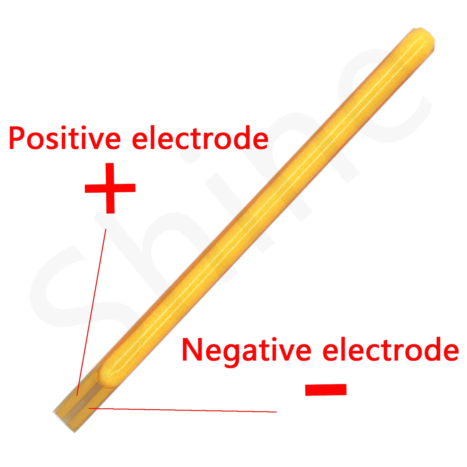 10szt DC 3V 45mm 73mm Żarówka Edisona Twarda COB LED Elektrody żarowe w tym samym kierunku Akcesoria do świateł Części Dekoracja DIY